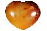Colorful Carnelian Agate Heart #121543-1